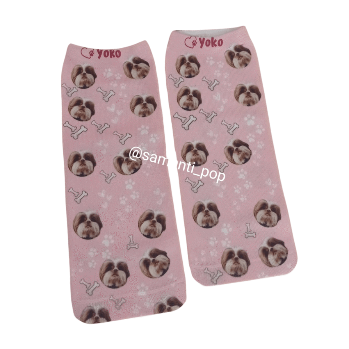 Medias personalizadas con la foto de tu mascota